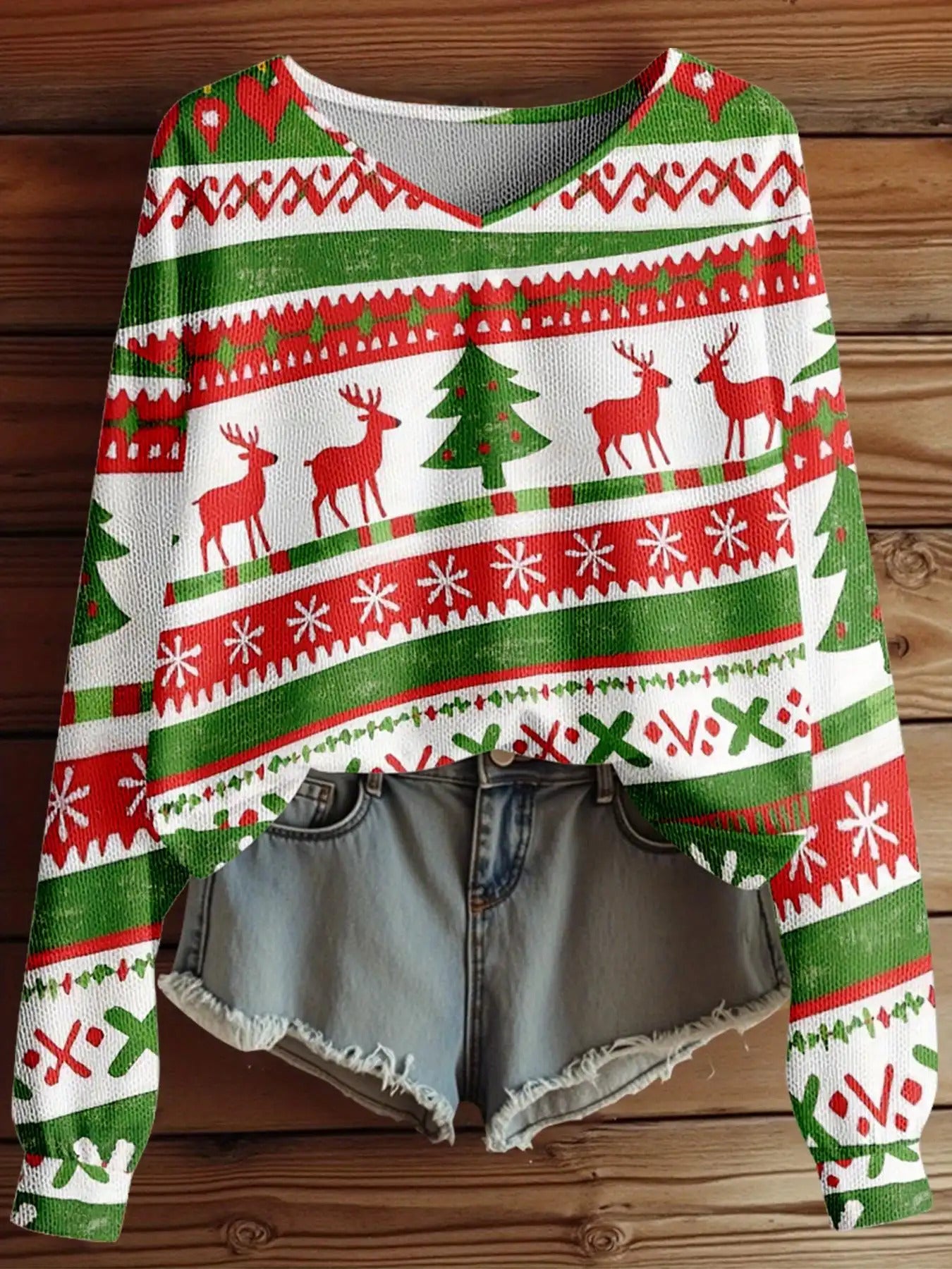 Dreamcore Women’s Oversized Knit Hoodie: French Street Vibe, 3D Retro Floral Print – Soft Loose Fit for Spring & Autumn, Like a Whisper of Childhood Dreams (Plus Size)